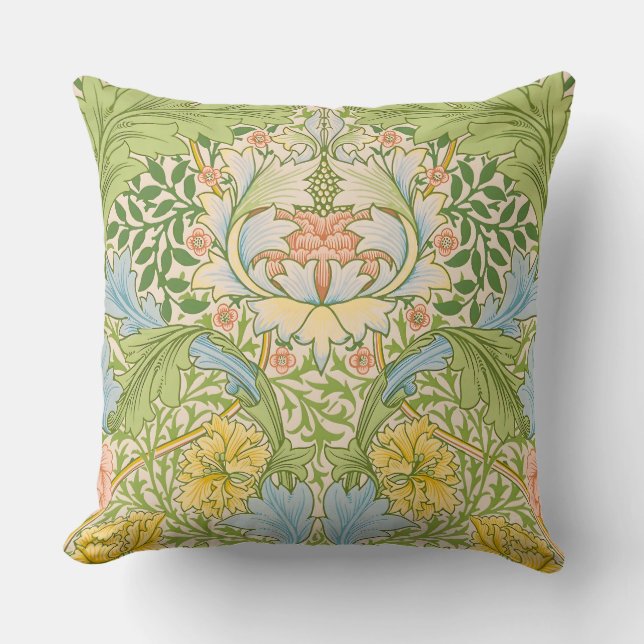 Almofada Willam Morris Myrtle Garden Floral Classic (Frente)