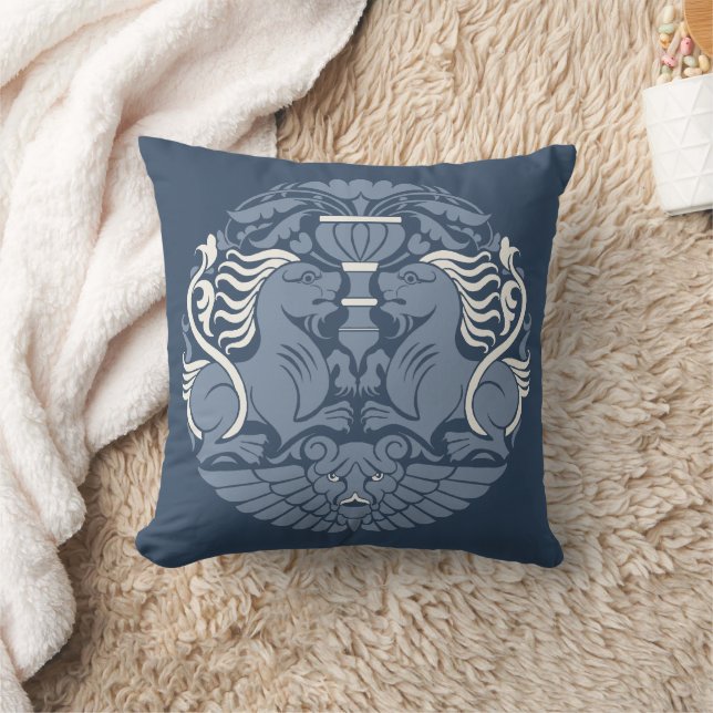 Almofada William De Morgan's Lions Travesseiro decorativo (Cobertor)