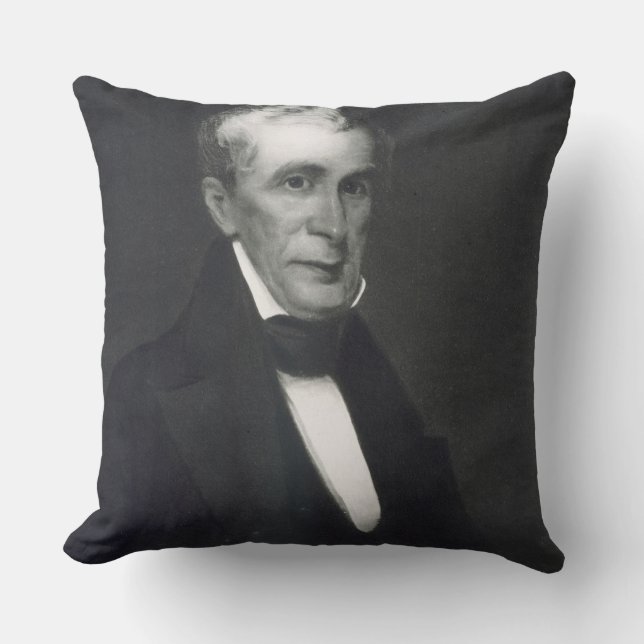Almofada William Henry Harrison, 9o presidente da união (Frente)