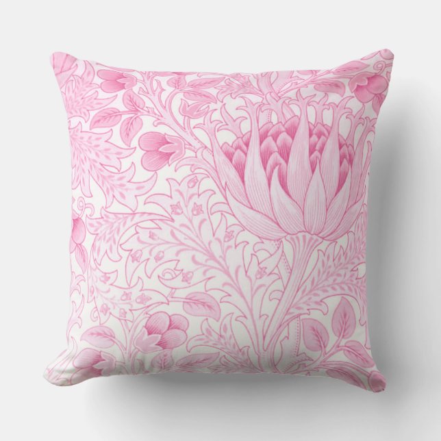 Almofada William Morris Artichoke Pale Pink (Frente)