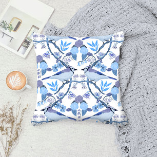 Almofada William Morris Bluejay Inspirou Peri Botânico