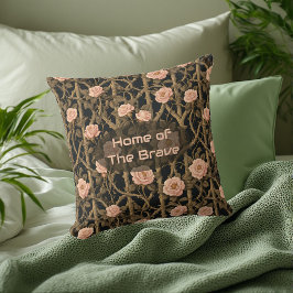 Almofada William Morris Chic Rose Trellis Home of the Brave