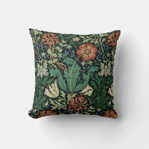 Almofada William Morris Compton Floral Art Nouveau Pattern