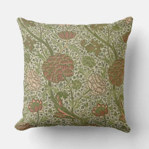 Almofada William Morris Cray Sage Flower Floral Botânica
