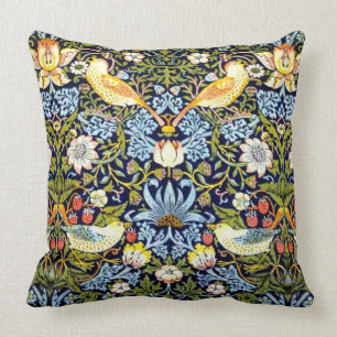 Almofada William Morris: Design da colheita de Strawberry T