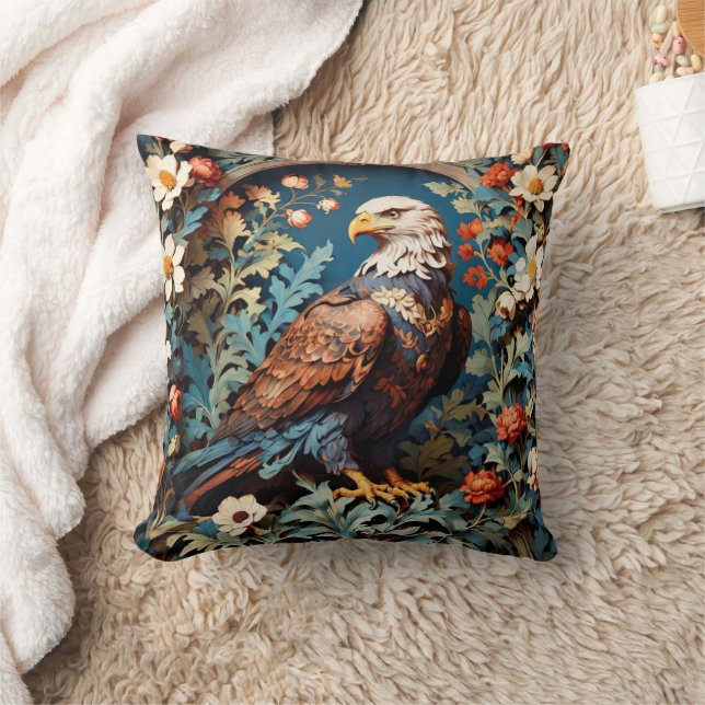 Almofada William Morris Eagle Travesseiro decorativo (Cobertor)