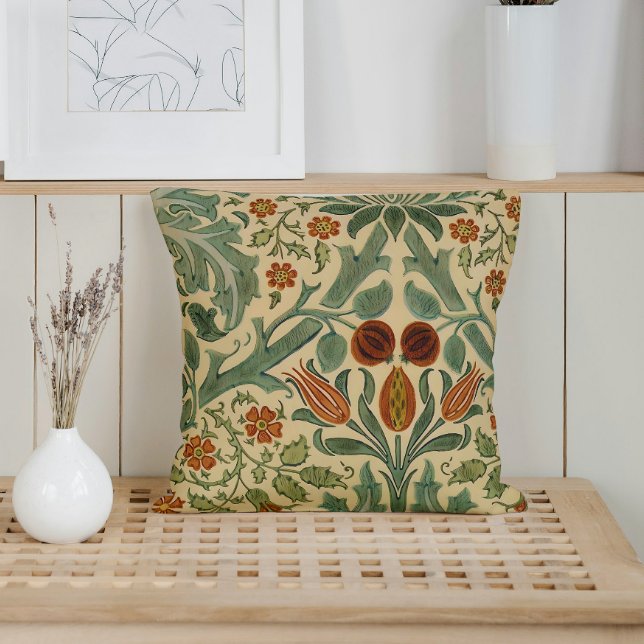 Almofada William Morris Fall Colors Floral (Criador carregado)