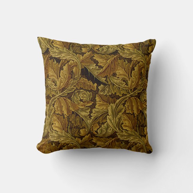 Almofada William Morris Fine Floral Wallpaper Padrão (Frente)