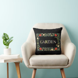 Almofada William Morris Floral Garden Motto e Quadro