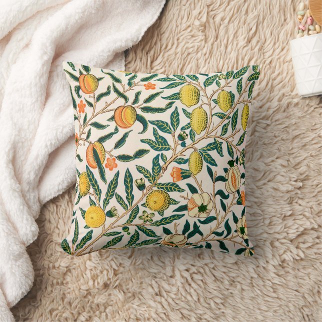 Almofada William Morris Fruit Pomegranate Vintage  (Cobertor)