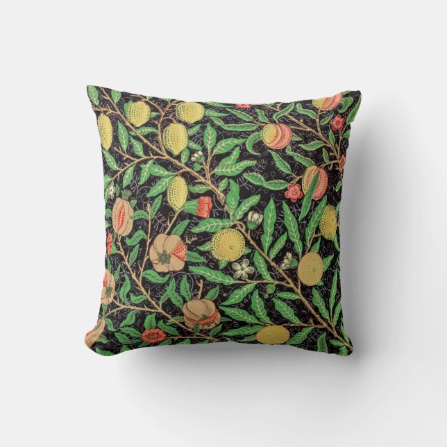 Almofada William Morris Fruta Pomegranates Lemons Patterno (Frente)