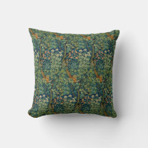 WILLIAM MORRIS GARDEN DARK VERDE FLORAL 8