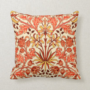 Almofada William Morris Hyacinth Impressão, Orange e Rust