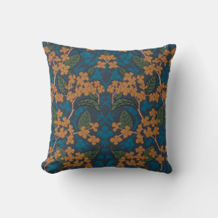Almofada William Morris Inspirou o Padrão Floral do outono