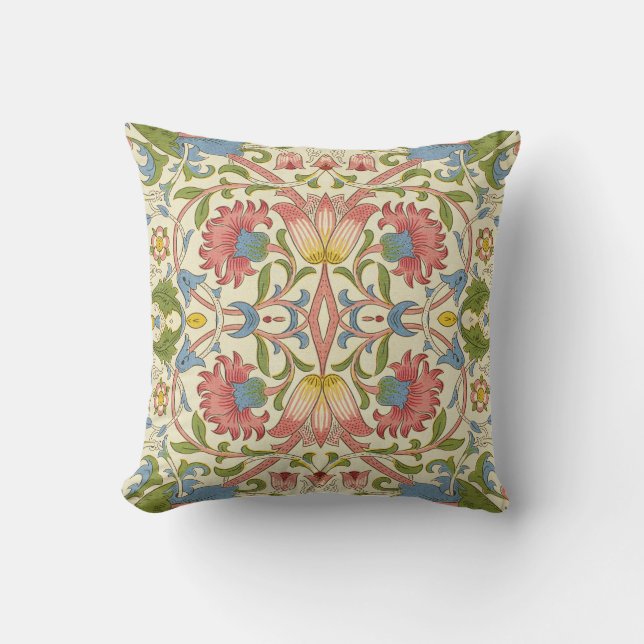 Almofada William Morris Loddon Blossom Padrões Florais (Frente)