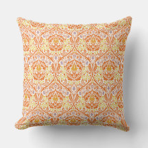 William Morris Ouro Bough Orange Blue e White