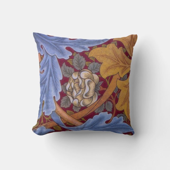Almofada William Morris Rua James Vintage Damask (Frente)