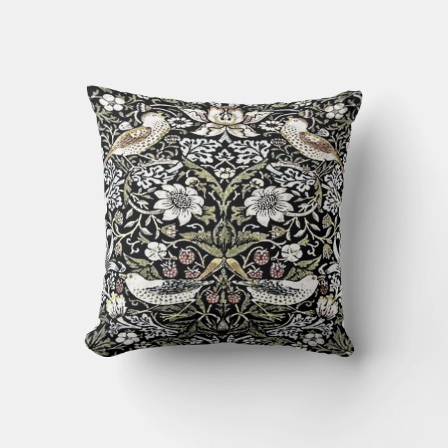 Almofada William Morris "Strawberry Thief" #1 (Frente)