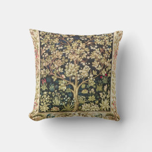 Almofada William Morris Tree Of Life Vintage Pre-Raphaelite