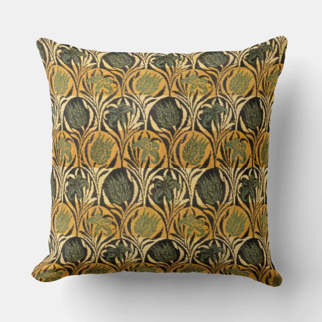 Almofada William Morris Tulips & Lily Carpet Rug Classic (Frente)