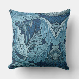 Almofada William Morris Vintage Acanthus Foliage Blue