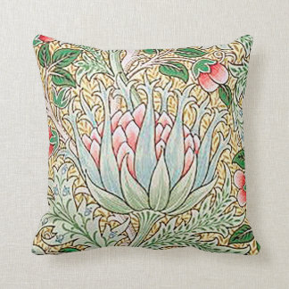 Almofada William Morris Vintage Artichoke Padrão Floral
