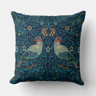 Almofada William Morris Vintage Floral Bird