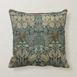 Almofada William Morris Vintage Tulip & Rosa Floral Pattern