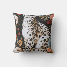 Almofada William Morris White Leopardo com Floral