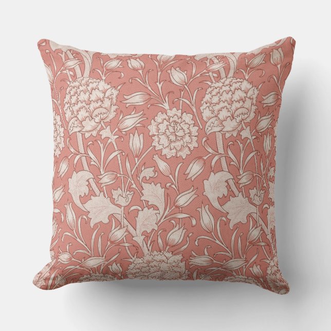 Almofada William Morris Wild Tulip Clássico Design vitorian (Frente)