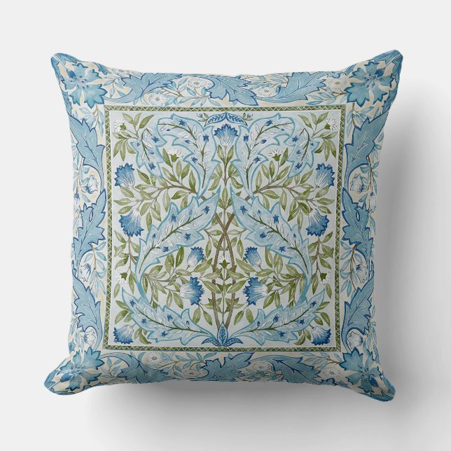 Almofada William Morris & Wilhelmina Style Impressões (Frente)