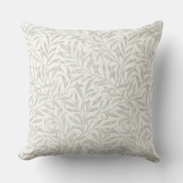 Almofada William Morris Willow Bough Verde Claro  (Frente)