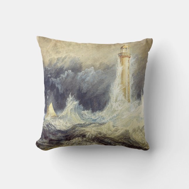 Almofada William Turner - Farol de Bell Rock (Frente)