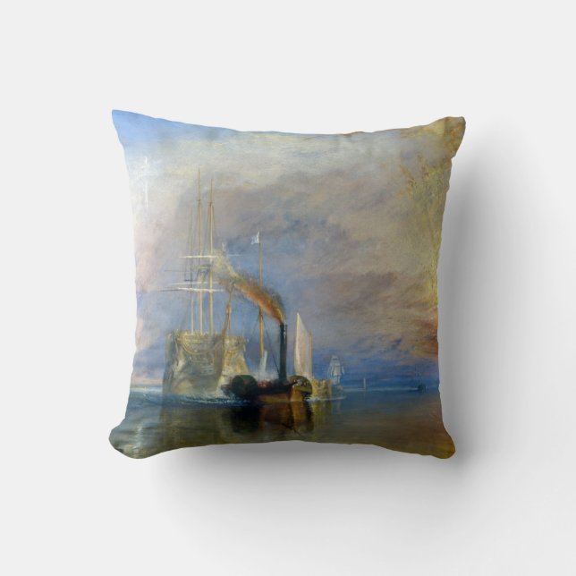 Almofada William Turner - O Fighting Temeraire (Frente)