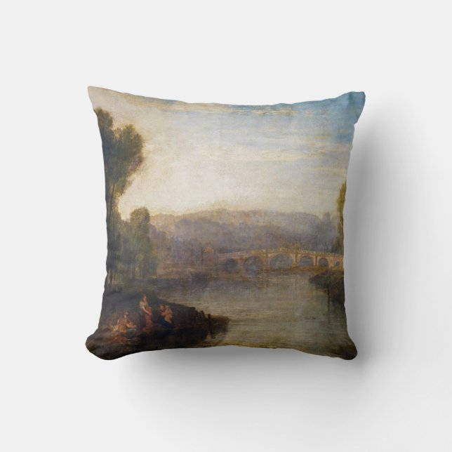 Almofada William Turner - Vista de Richmond Hill e Bridge (Frente)