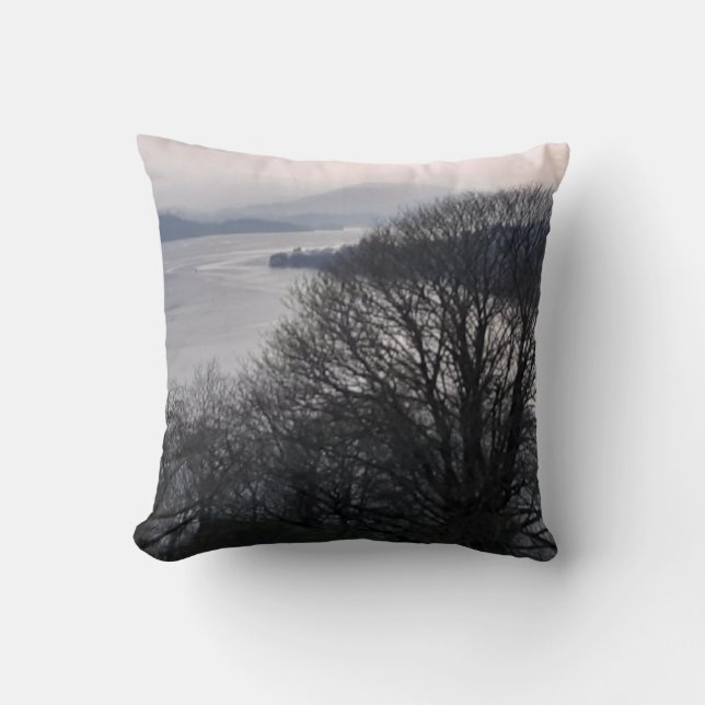 Almofada Windermere em inverno - distrito de Lake Cushion (Frente)