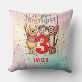 Almofada Winnie the Pooh | Happy Birthday