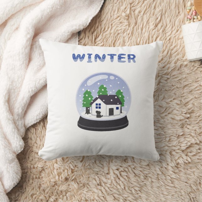 Almofada Winter Fidget Spinner Throw Pillow (Cobertor)