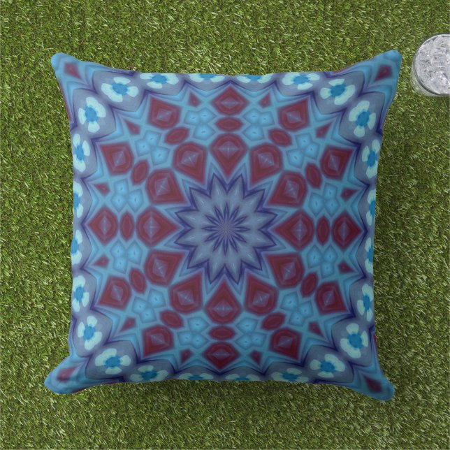 Almofada winter holiday Throw Pillow (Grama)
