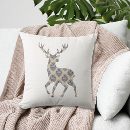 Almofada Winter Reindeer Chinoiserie