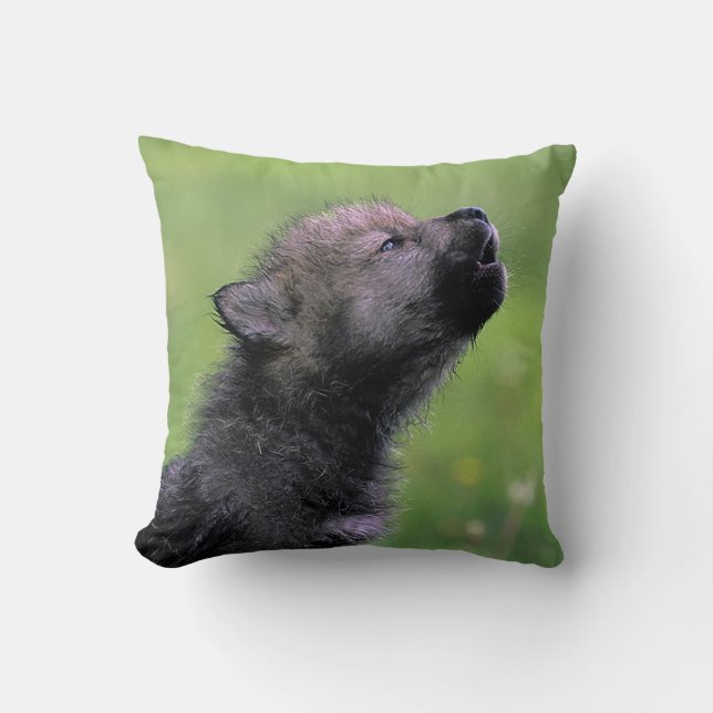 Almofada Wolf Cub Howling (Frente)