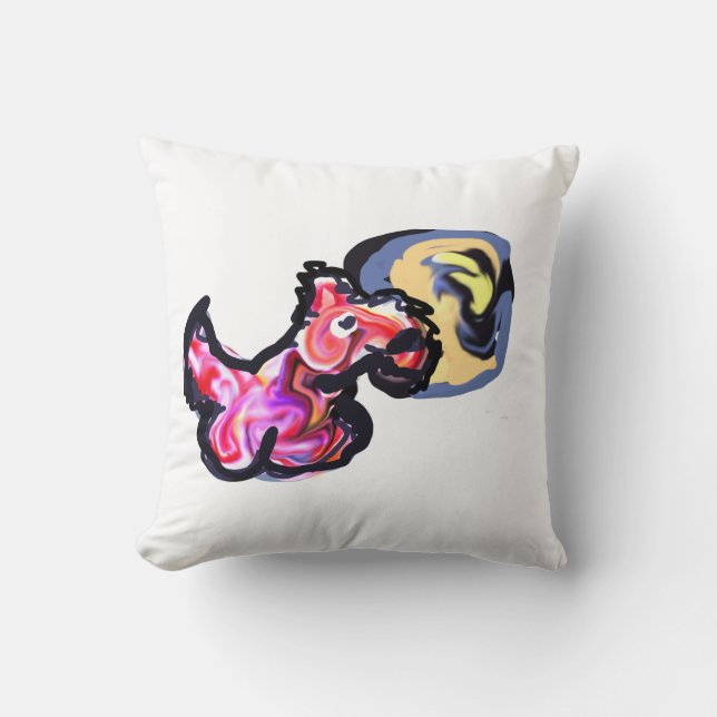 Almofada Wolf light moon  (Frente)