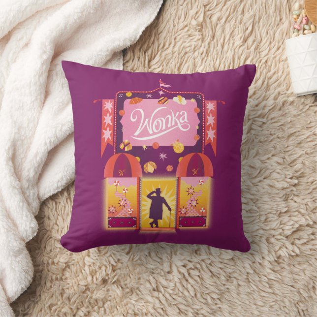 Almofada Wonka Candy Store Graphic (Cobertor)