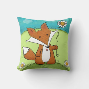 Almofada Woodland Fox Little Love para Você