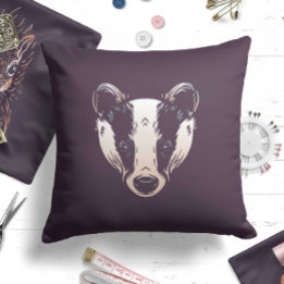 Almofada Woodland Hedgehog Throw Pillow Kids Room Decor