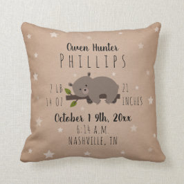 Almofada Woodland Stars Bear Cub Nursert