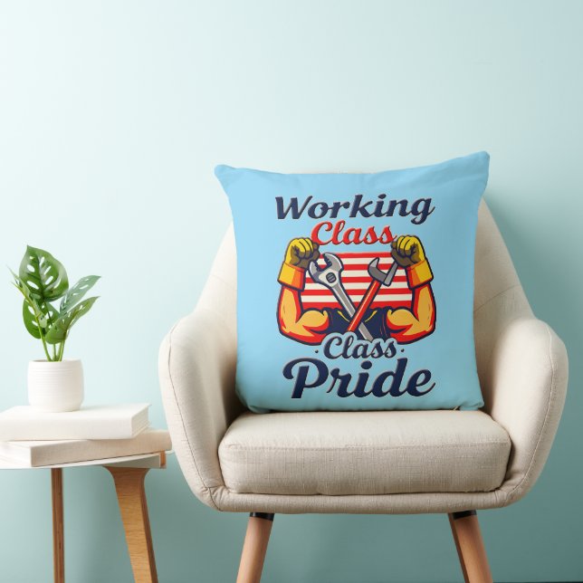 Almofada Working Class Pride Strong Arms Design (Cadeira)