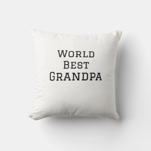 Almofada World best Grandpa adiciona nome texto esportes te