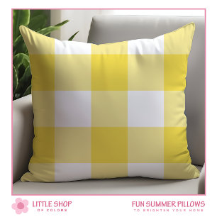 Almofada Xadrez Buffalo Amarelo