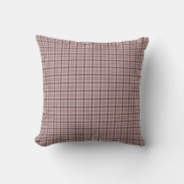 Almofada Xadrez Clássico Rosa Preto Padrão Clássico